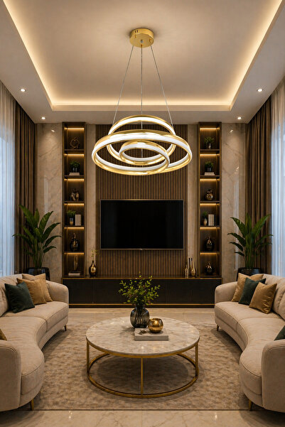 Harnelli MODERN LED AVİZE ÇİFT TARAFLI LEDLİ