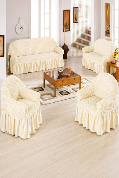 elgeyar Σετ καναπέ και καναπέ Bürümcük - Κάλυμμα καναπέ-κρεβάτι και κάλυμμα κ...