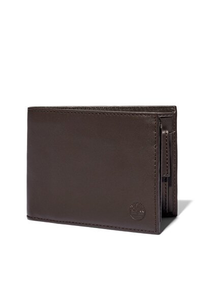 Timberland Brown Trifold Wallet with Coin Pocket Men's Wallet Tb0A23U32421