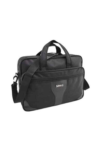 Sırımsı Μαύρο υφασμάτινο φορητό υπολογιστή & χαρτοφύλακας 1900 Denier (163)