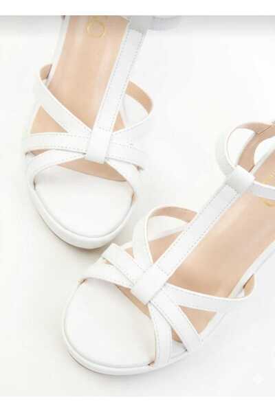 AYDOĞDU by ünal Λευκά καθημερινά σανδάλια με λουράκια - 510