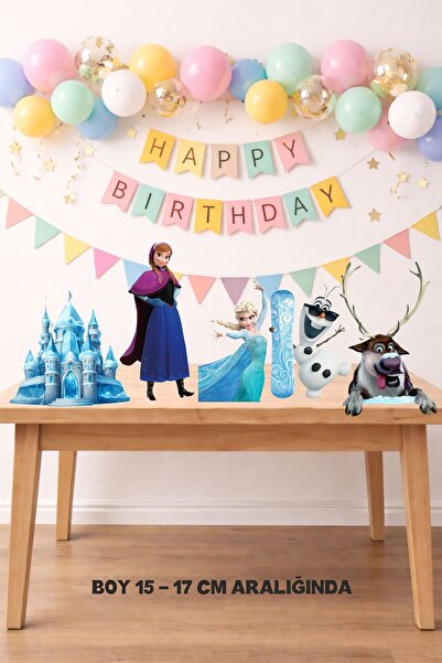 Sinek Kupası Tasarım Set de panouri cu picioare Elsa Frozen (pentru masă) **H...