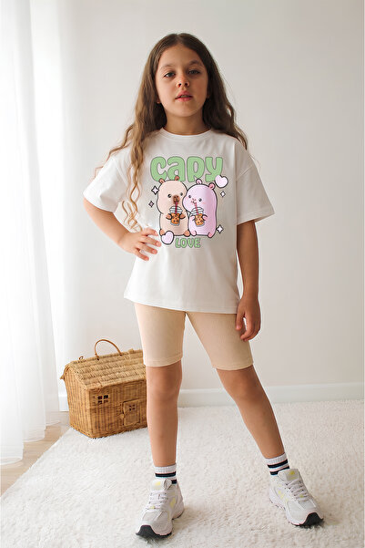 Belya Kids Wear Σετ δύο τεμαχίων - Πολύχρωμο - Σύντομο