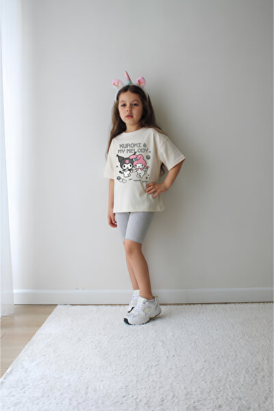 Belya Kids Wear طقم بناتي كامل من الأعلى والأسفل بتصميم كور ميلو 96 مع بنطلون...