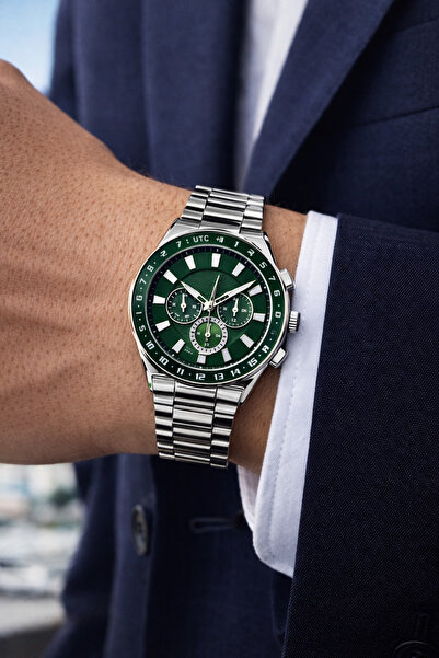 S.POLO New Season Silver Color Metal Band Men Wristwatch Father's Day Gift