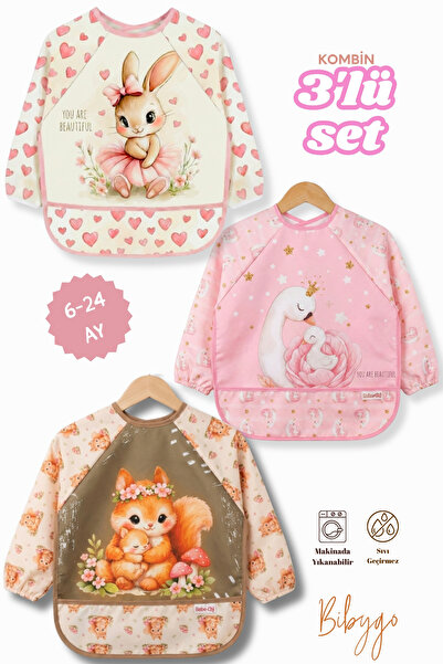 Bibygo 3 Lü Kombin(TAVŞAN-CEYLAN-SİNCAP) Set (SIVI GEÇİRMEZ) Aktivite ve Mama...