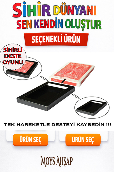 moysahsap party&ahşap Sihirbazlık Setini Kendin Oluştur | İstediğin Ürünü Seç...