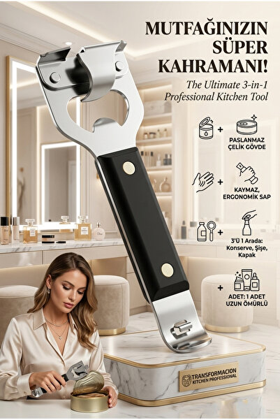 Transformacion Ανοιχτήρι κονσερβών 3 σε 1 – Ανοιχτήρι μπουκαλιών και ανοιχτήρ...