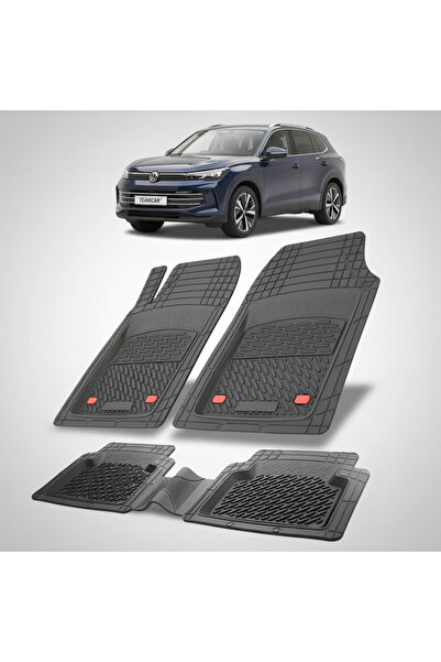 TEAMCAR ®   Covorașe auto tip tavă compatibile cu Volkswagen Tiguan BW3 SUV (...