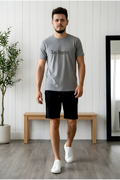 HOFFNUNG Σετ σορτς μπλουζάκι UNISEX με 2 κλωστές Λος Άντζελες