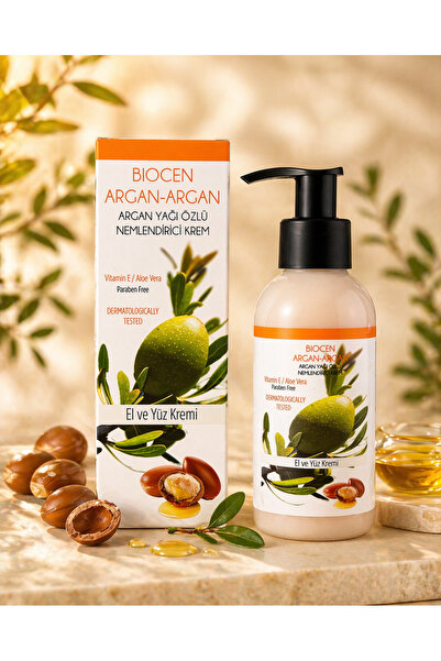 BIOCEN Argan Yağı Özlü El Yüz Kremi