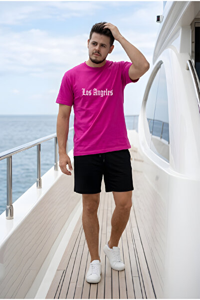 HOFFNUNG Σετ σορτς μπλουζάκι UNISEX 2 Thread Los Angeles