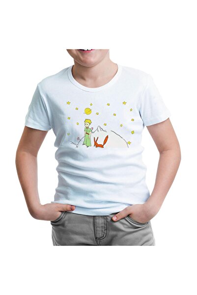 Lord T-Shirt تي شيرت الأمير الصغير - كوكب أبيض للأطفال