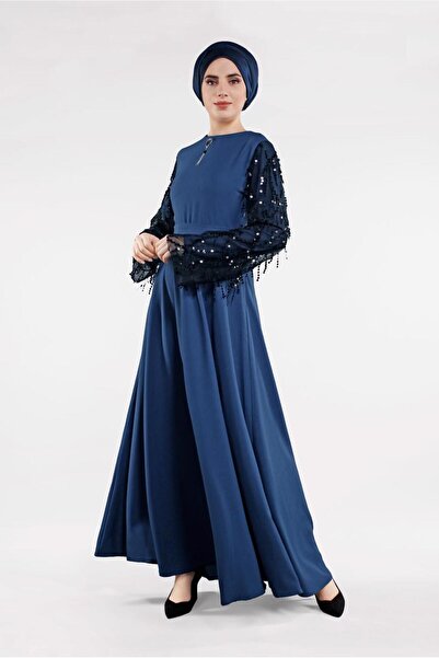 Alvina فستان بأكمام مطرزة 4501