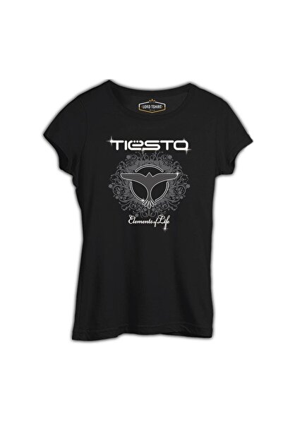 Lord T-Shirt تي شيرت نسائي أسود من دي جي تيستو - Elements of Life