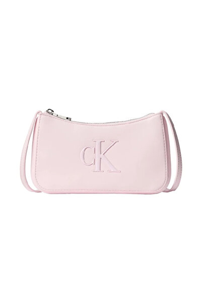 Calvin Klein Women's Ck Logo Patterned Adjustable Strap Zippered Multi-Color ...