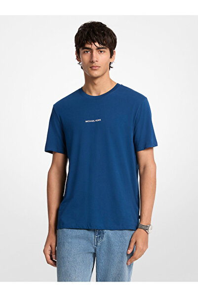Michael Kors Ανδρικό μπλουζάκι με κοντό μανίκι και μεγάλο λογότυπο στην πλάτη...