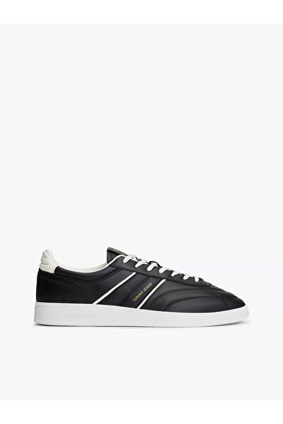 Tommy Hilfiger Black Men's Sneaker the Greenwich Edge Stitching