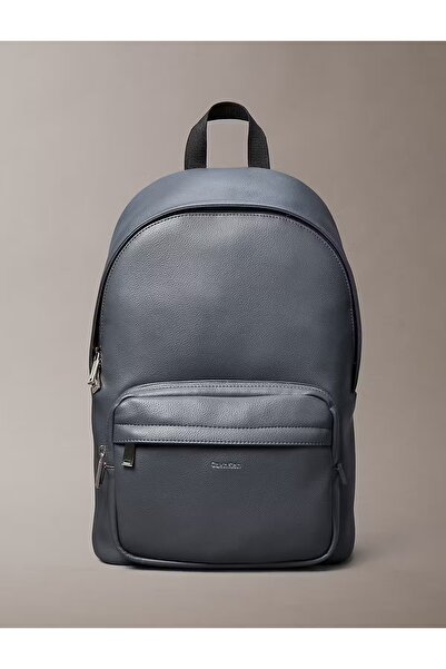 Calvin Klein Erkek Fermuar Kapama Küçük Bölme CK Yazı Desen Deri Metal Logo G...