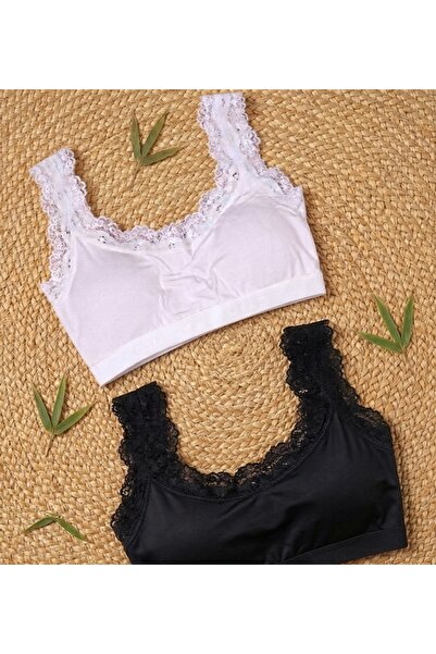 Twentyipek Γυναικείο βαμβακερό σουτιέν εφέ σύσφιξης μισό αθλητικό σουτιέν με ...