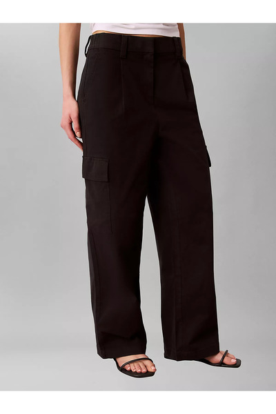 Calvin Klein Kadın Casual Ewaist Pamuklu Kargo Pantolon