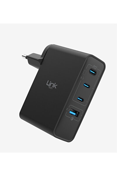 Linktech G861 Premium 100w Pd Gan3 1xusb 3x Usb-c Şarj Adaptörü (BAŞLIK)