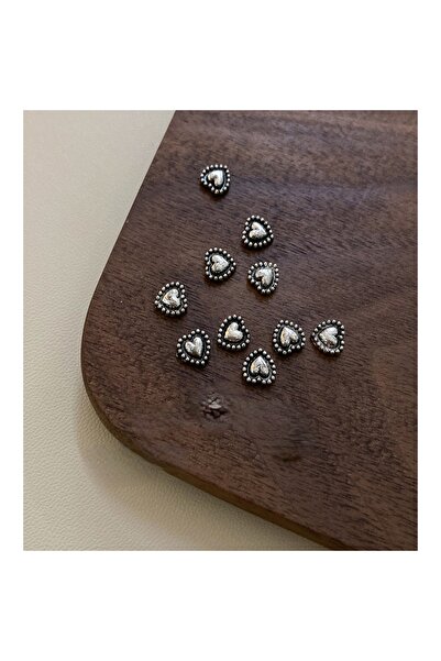 delis 3D Marquise Nail Art Decoration, Silver