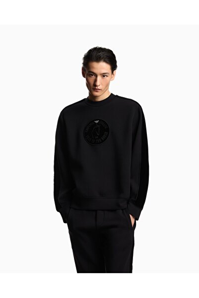 Emporio Armani Men's Crew Neck Sweatshirt Black
