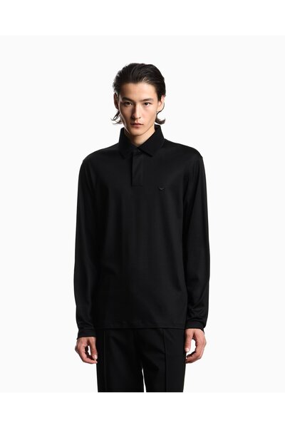 Emporio Armani Men's Lightweight Breathable Cotton Fabric Regular Cut Logo De...