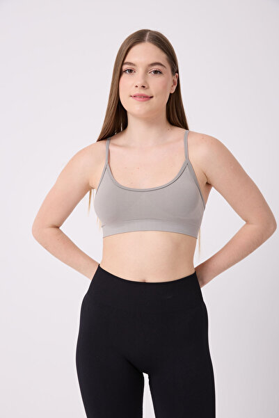 FOREVER MORE İrin Model Αθλητικό Μπουστιέ με Λεπτές Τιράντες και Ενίσχυση
