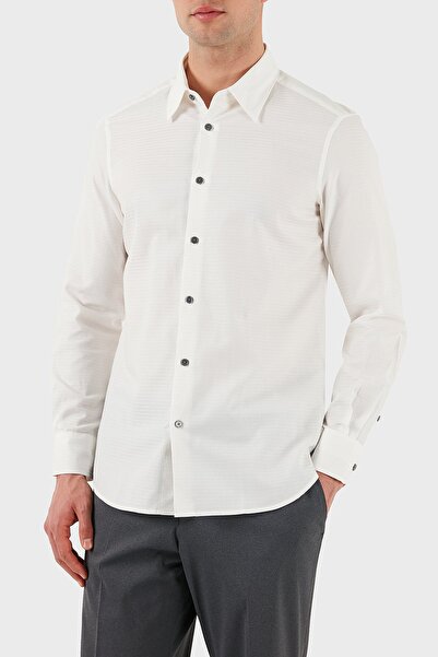 Emporio Armani 100% Cotton Regular Fit Button down Long Sleeve Shirt Men's Sh...