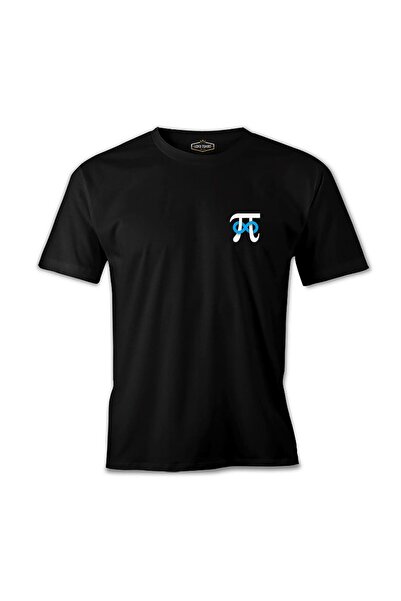 Lord T-Shirt Mathematics - Pi Infinite Sign Logo Black Men's Tshirt