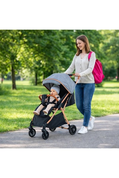 kidoo ®   Καρότσι 2 σε 1 – Αναδιπλούμενο και αναστρέψιμο καρότσι με ταμπλέτα ...