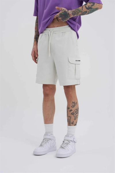 Machinist Ανδρικό σορτς Cargo Pocket Basic Relaxed Grey