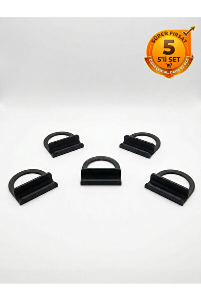 Orvenheim Pack of 5 Black Phone Holder and Tablet Stabilizer Practical Desk O...