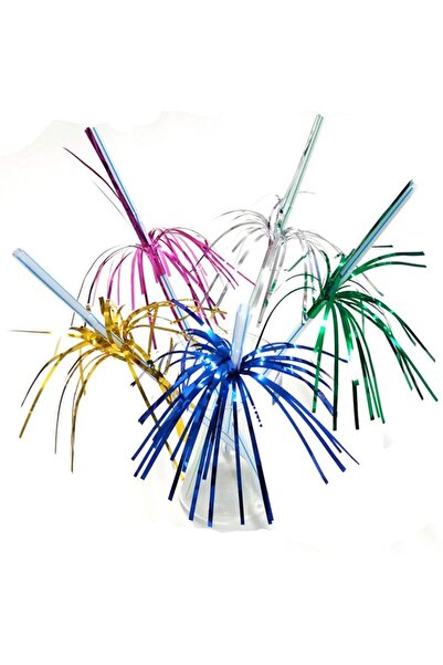 partidolu شفاطات بلاستيكية ملونة على شكل شجرة النخيل مقاس 24 سم من هاوايان، 5...