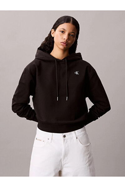 Calvin Klein Γυναικείο φούτερ με κουκούλα και μακριά μανίκια σε κανονική εφαρ...