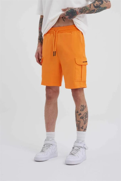 Machinist Ανδρικό σορτς Basic Relaxed με τσέπες Cargo, ηλεκτρικό πορτοκαλί