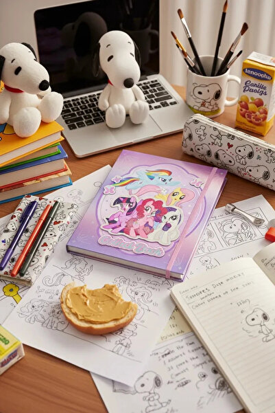 MY LITTLE PONY Lisanslı 4 Bölmeli Kartlık – Işıltılı Kapaklı Çok Amaçlı Kart ...