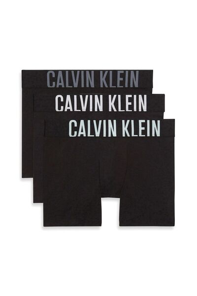 Calvin Klein Erkek Logolu Beli Lastikli Yüksek Bel Pamuklu Çok Renkli Boxer