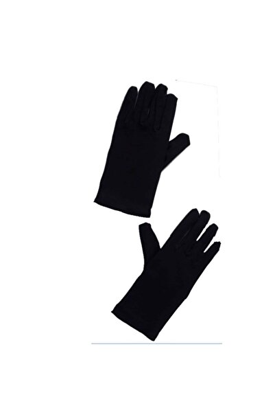 partidolu Εισαγόμενα σατέν γάντια σε μαύρο χρώμα για ενήλικες