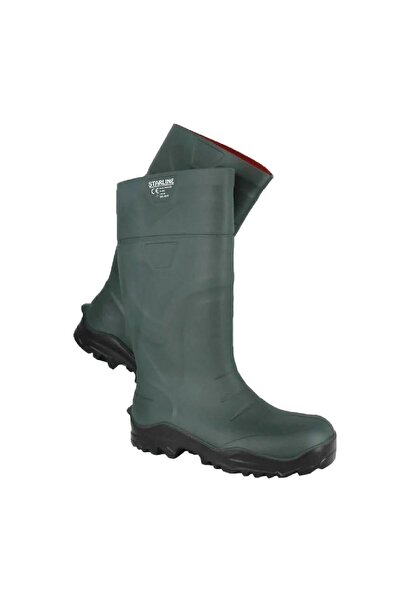 Starline STL-9910 S5 SRC PU Antistatik Haki Çizme Çelik Burun Çelik Ara Taban