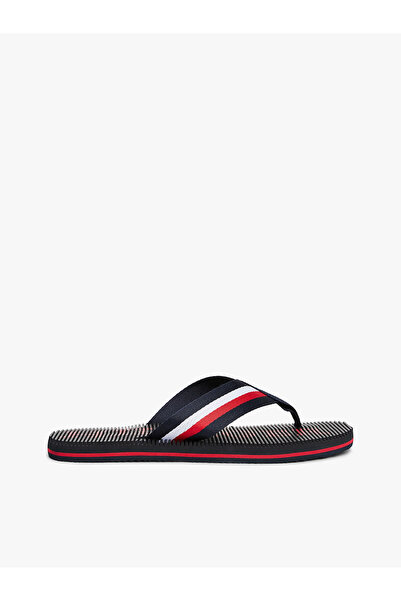 Tommy Hilfiger Logo Massage Erkek Lacivert Terlik