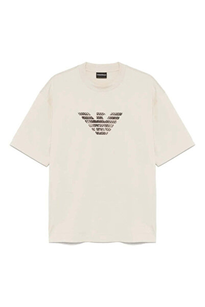 Emporio Armani Tricou pentru bărbați, supradimensionat, cu mânecă scurtă, cu ...