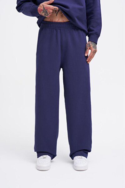 Machinist Erkek Basic Diagonal Baggy Lacivert Eşofman Altı