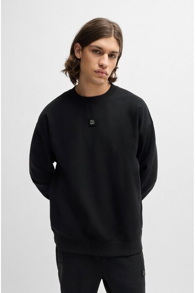 HUGO Logo Cotton Crew Neck Relaxed Fit Sweat Men's SWEAT50509270 001