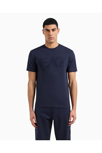 EA7 Erkek Bisiklet Yaka T-Shirt