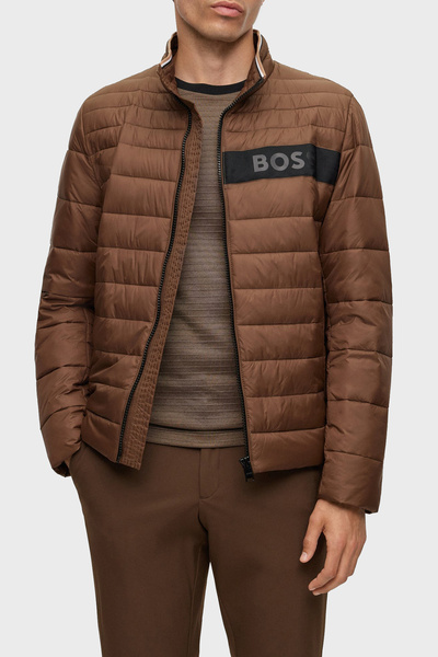 BOSS 3B Logo Bantlı Su Geçirmez Dolgulu Ceket