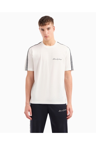 Armani Exchange Βαμβακερό μπλουζάκι με κανονική εφαρμογή ανδρικό μπλουζάκι με...