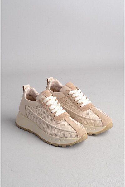 SEÇ KUNDURA Μπεζ παπούτσια Kavşak - Μοντέλο 1390, στην πραγματικότητα Suerli